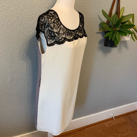 Express Shift Dress Color Block & Lace SP - Picture 3 of 8